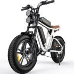 ENGWE M20 Doble Batería Bicicleta Eléctrica Fatbike 20" – 250W, 48V 26Ah, 150km, Suspensión Total, Tektro 160mm, Verde - Imagen 3