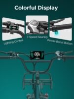 ENGWE L20 Boost Bicicleta Eléctrica Fatbike Step-Through 20" – 250W 75Nm, 48V 13Ah, 126km, 7V, Cesta, Negro - Imagen 4