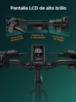 ENGWE Engine Pro 2.0 Bicicleta Eléctrica Plegable Fatbike 20" – 250W 75Nm, 16Ah 768Wh 110km, Hidráulicos, Suspensión Total, Verde - Imagen 5