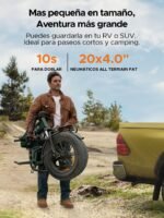 ENGWE Engine Pro 2.0 Bicicleta Eléctrica Plegable Fatbike 20" – 250W 75Nm, 16Ah 768Wh 110km, Hidráulicos, Suspensión Total, Verde - Imagen 3