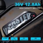 VDL Bicicleta Eléctrica Fatbike 16" – 250W, 36V 13Ah, 60km Autonomía, Frenos Disco, Pantalla LED, Adolescentes y Adultos - Imagen 7