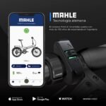 LEGEND EBIKES Monza Bicicleta Eléctrica Plegable 20" – 250W, 36V 14Ah 100km, Mahle Bluetooth, Shimano 6V, Frenos Hidráulicos, Gris - Imagen 4