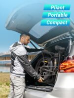 HillMiles MilePort 1 Bicicleta Eléctrica Plegable Fatbike 20" Verde – 250W, 36V 13Ah, 100km, Doble Suspensión, 7V - Imagen 6