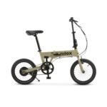 Nilox J2 Bicicleta Eléctrica Plegable 16" – 250W 35Nm, 36V 6Ah, 30km, Shimano 6V, Pantalla LED, Sand