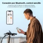 ENGWE L20 3.0 Boost Bicicleta Eléctrica Step-Through 20" – 250W 75Nm, 48V 13.5Ah 135km, Frenos Hidráulicos, Carga 2h, Negro - Imagen 9