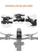 ENGWE E26 Step-Through Bicicleta Eléctrica MTB Fatbike 26" – 250W, 48V 16Ah, 140km, Paso Bajo, Doble Suspensión, Gris - Imagen 2