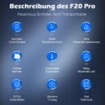 Fafrees F20 PRO Bicicleta Eléctrica Plegable Fatbike 20" – 250W 40Nm, 36V 18Ah, 150km, 7V, Frenos Disco, Negro - Imagen 6