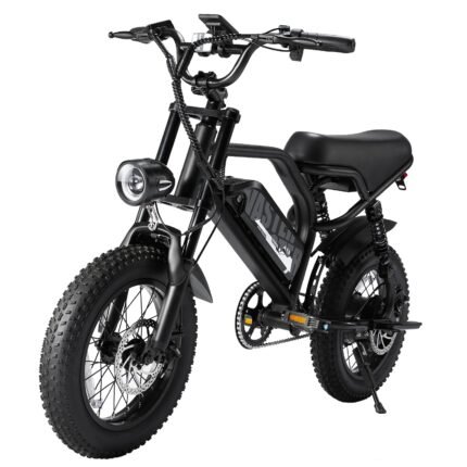 VDL Bicicleta Eléctrica Fatbike 16" – 250W, 36V 13Ah, 60km Autonomía, Frenos Disco, Pantalla LED, Adolescentes y Adultos