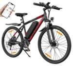 VARUN Bicicleta Eléctrica MTB 27,5" – 250W, 48V 624Wh, 100km Autonomía, 21 Velocidades, GPS App, Rojo