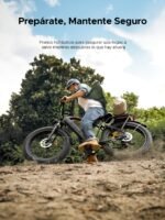 ENGWE E26 Step-Through Bicicleta Eléctrica MTB Fatbike 26" – 250W, 48V 16Ah, 140km, Paso Bajo, Doble Suspensión, Gris - Imagen 3