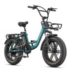 ENGWE L20 Boost Bicicleta Eléctrica Fatbike Step-Through 20" Azul – 250W 75Nm, 48V 13Ah, 126km, Cesta, 7V