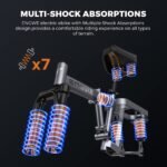 ENGWE T14 Bicicleta Eléctrica Plegable 14" – 250W, 48V 10Ah, 80km, Amortiguación 360°, 3 Modos, Azul - Imagen 7