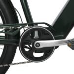 Antgooat Bicicleta Eléctrica Urbana 26" – 250W, 36V 360Wh, 90km, Cesta y Portaequipajes, Guardabarros, Verde Mujer - Imagen 3