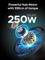 ENGWE Engine X Bicicleta Eléctrica Plegable Fatbike 20" – 250W, 48V 13Ah, 120km, Suspensión Completa, 7V, Aluminio 6061, Blanco - Imagen 8