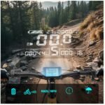 KIMDYMA K2 Bicicleta Eléctrica MTB 27,5" – 250W, 48V 20Ah, 9 Velocidades, 5 Niveles PAS, Modo Eléctrico, Azul Grisáceo - Imagen 8