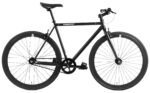 FabricBike Original Fixed Gear 28" – Cuadro Acero Hi-Ten 10.45kg, Flip-Flop, Llantas Aluminio 43mm, Negro Mate Talla M