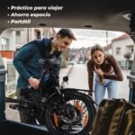 VARUN Bicicleta Eléctrica Plegable 20" – 250W, 48V 374Wh, 70km Autonomía, Pantalla LCD, 7 Velocidades, Negro - Imagen 4