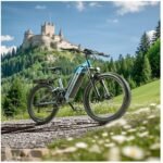 KIMDYMA K2 Bicicleta Eléctrica MTB 27,5" – 250W, 48V 20Ah, 9 Velocidades, 5 Niveles PAS, Modo Eléctrico, Azul Grisáceo - Imagen 2