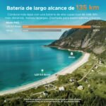 ENGWE L20 3.0 Boost Bicicleta Eléctrica Step-Through 20" – 250W 75Nm, 48V 13.5Ah 135km, Frenos Hidráulicos, Carga 2h, Negro - Imagen 5